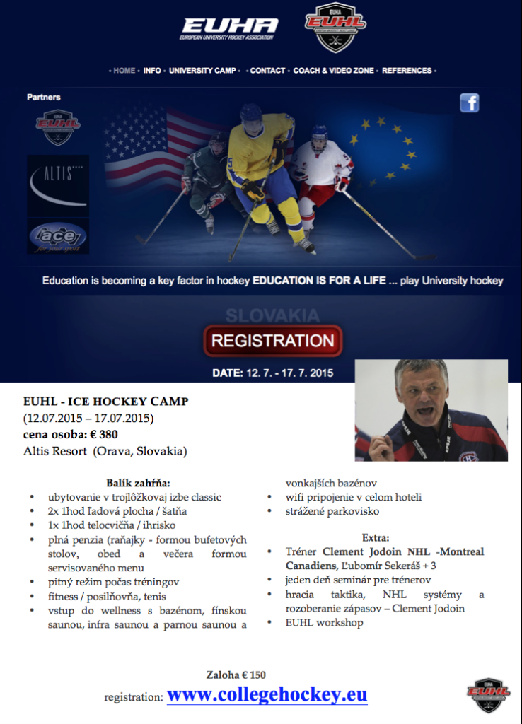 EUHL camp SK